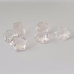  Rose Quartz | 6 Piece Lot | Hexagon Cut | 8.6mm 13.81ct | Madagascar 