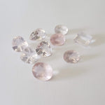  Rose Quartz | 9 Piece Rose Quartz Parcel | Mixed Shape | Mixed Size | 25ct | Brazil 