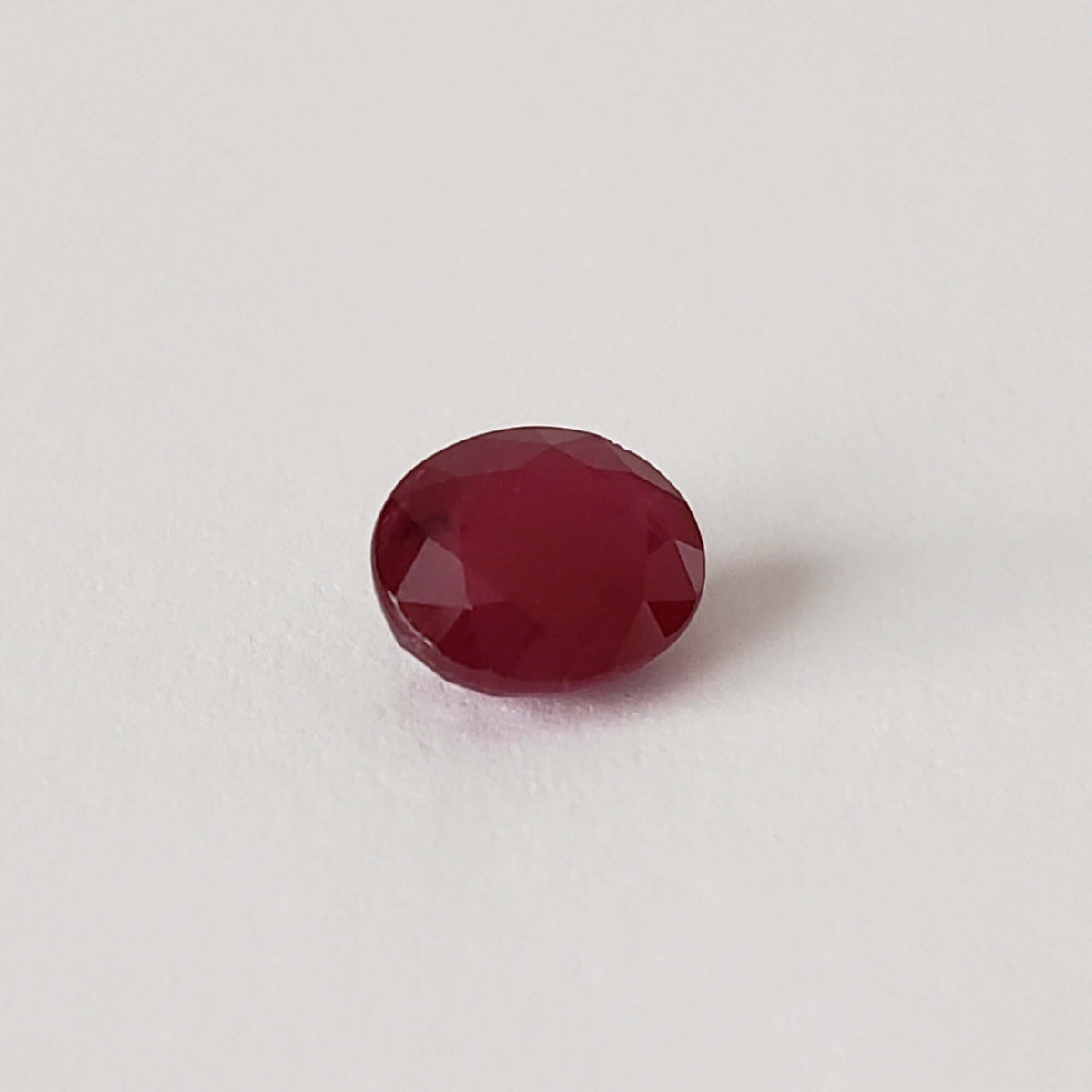  Ruby | Oval Cut | Top Pigeon Blood Red | 7.5x6.3mm 1.85ct | Myanmar 