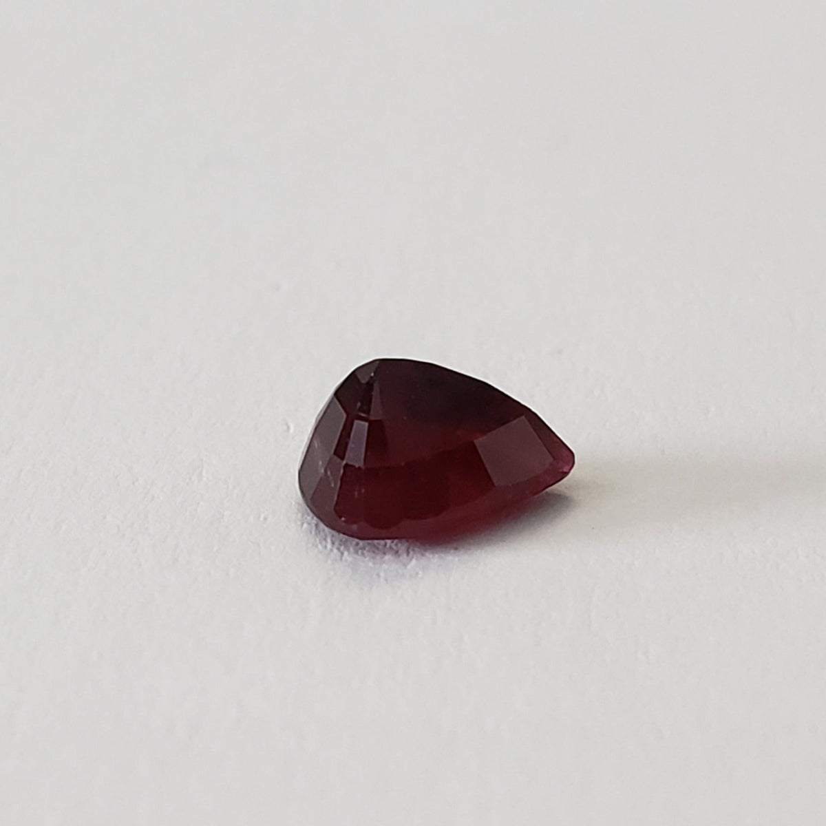  Loose Ruby Pear Shape Cut Pigeon Blood Red 1.46ct 