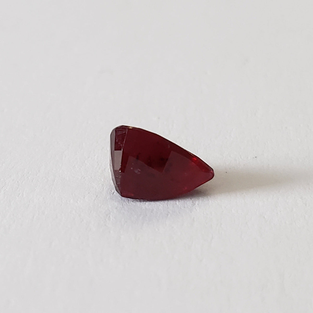  Loose Ruby Pear Shape Cut Pigeon Blood Red 1.46ct 