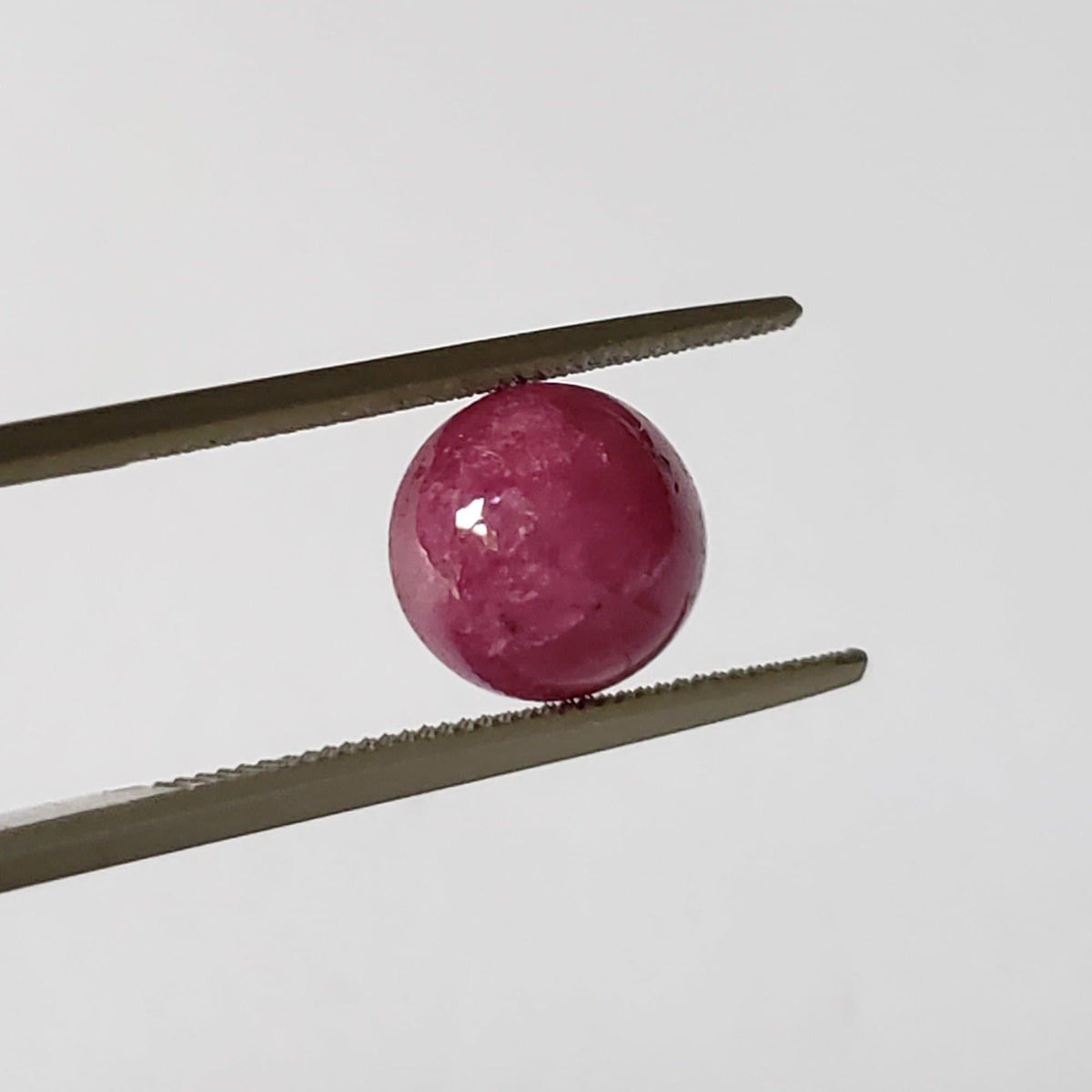  Ruby | Round Cabochon | Pigeon Blood | 8mm 3.9 Ct 