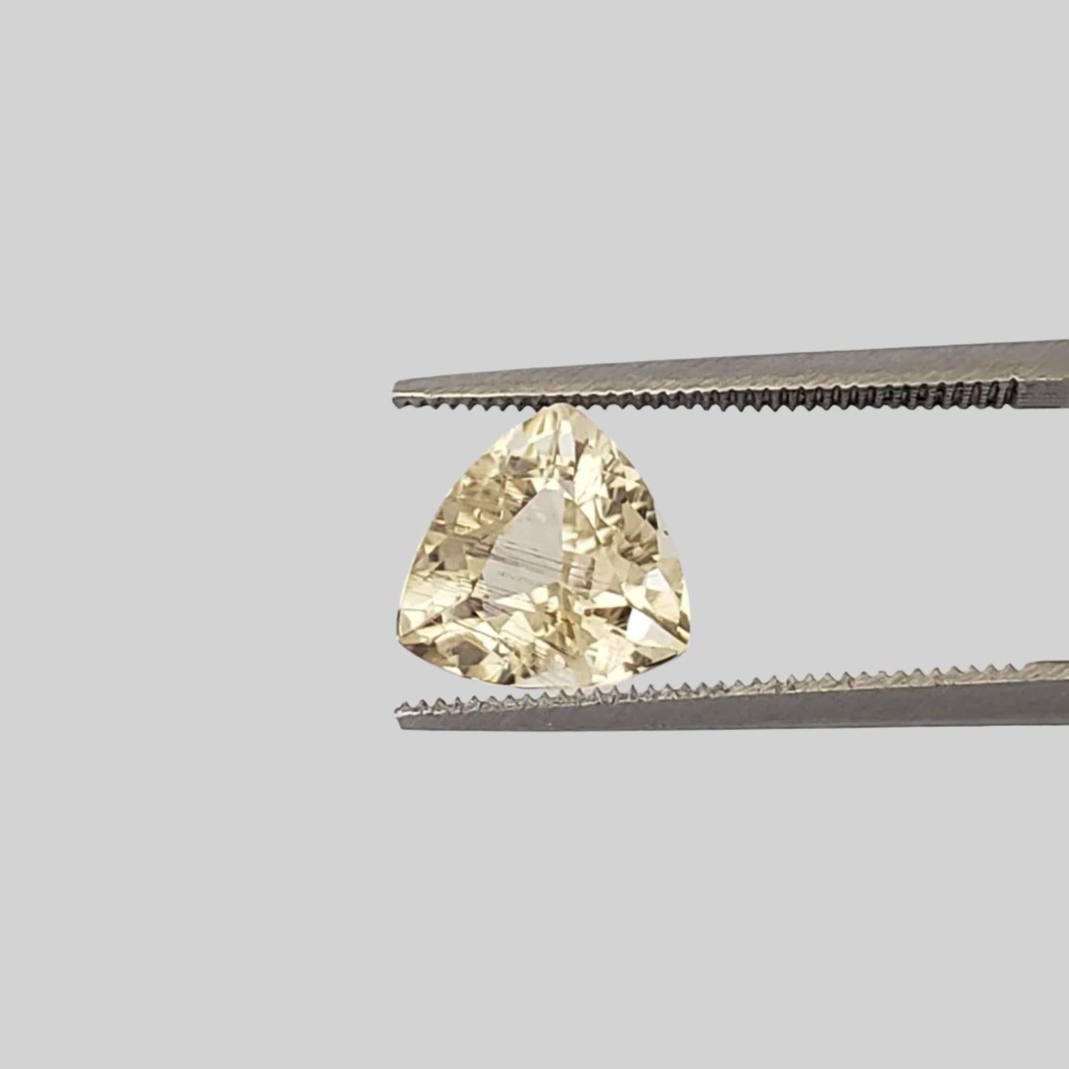  Rutile Scapolite | Trilliant Cut | Yellow | 9mm 