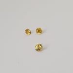  Sapphire | 3 Piece Sapphire Parcel | Round Cut | Canary Yellow | 2.2 - 2.4mm 