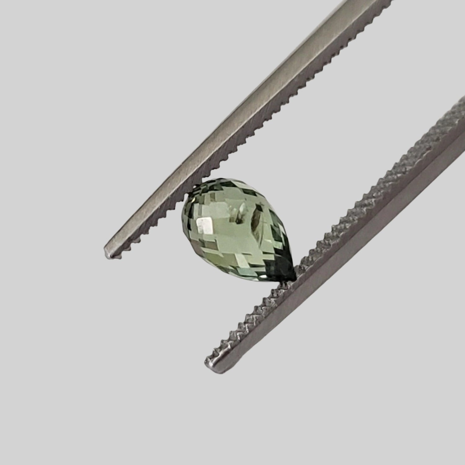  Sapphire | Briolette | Green | 5.9x3.8mm | .83ct 