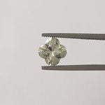 Sapphire | Flower Shape Diamond Cut | Green | 6.5mm 1.52ct | Africa