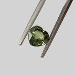  Sapphire | Heart Shape Cut | Lime Green | 6.5mm 1.40ct 