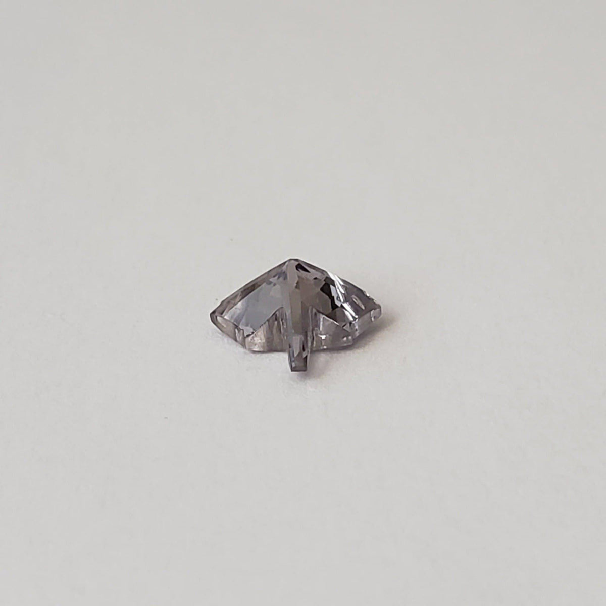 Sapphire | Maple Leaf Checkerboard Cut | Purplish White | 9.5x8mm 1.45 CT.