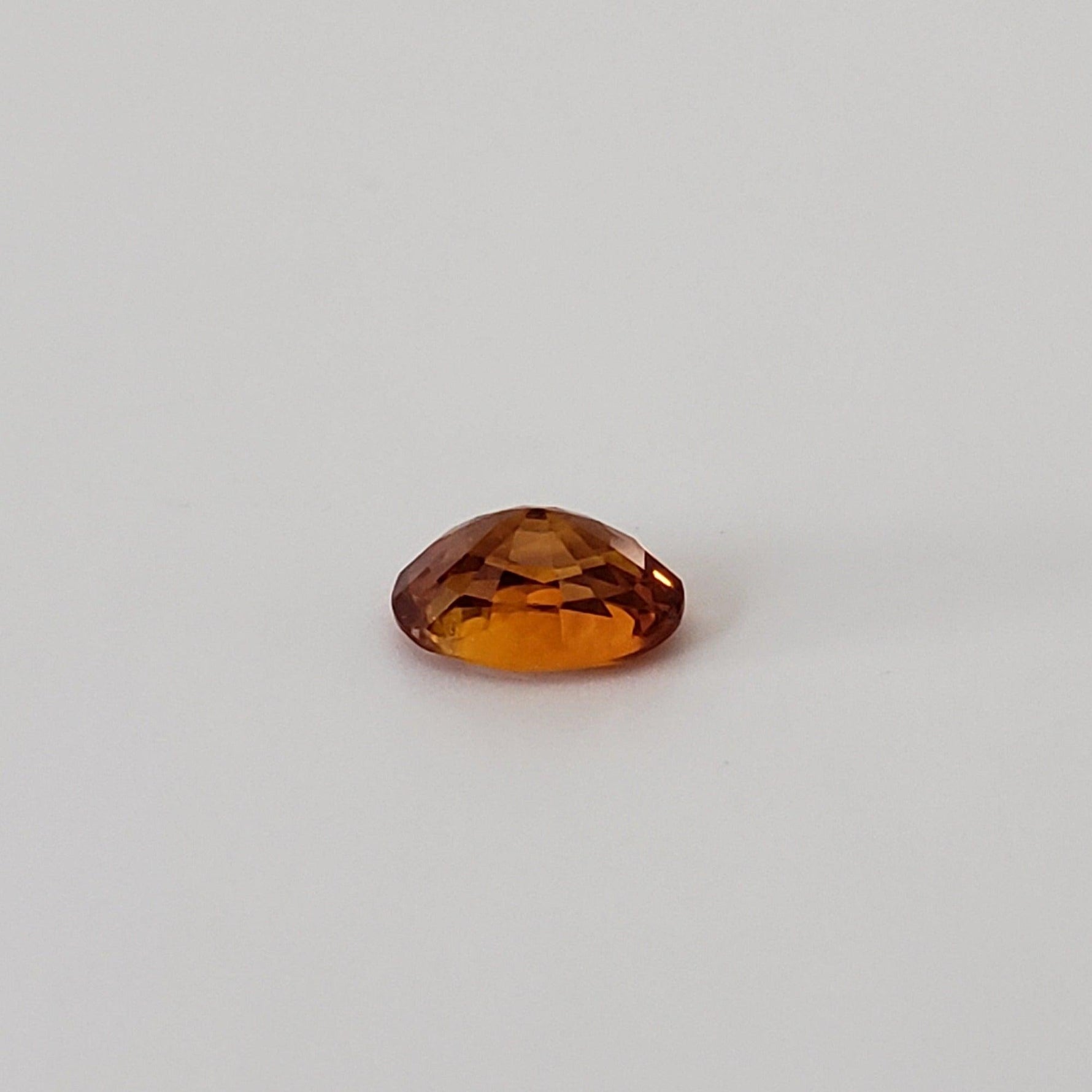 Sapphire | Oval Cut | Golden Orange | 6x4mm