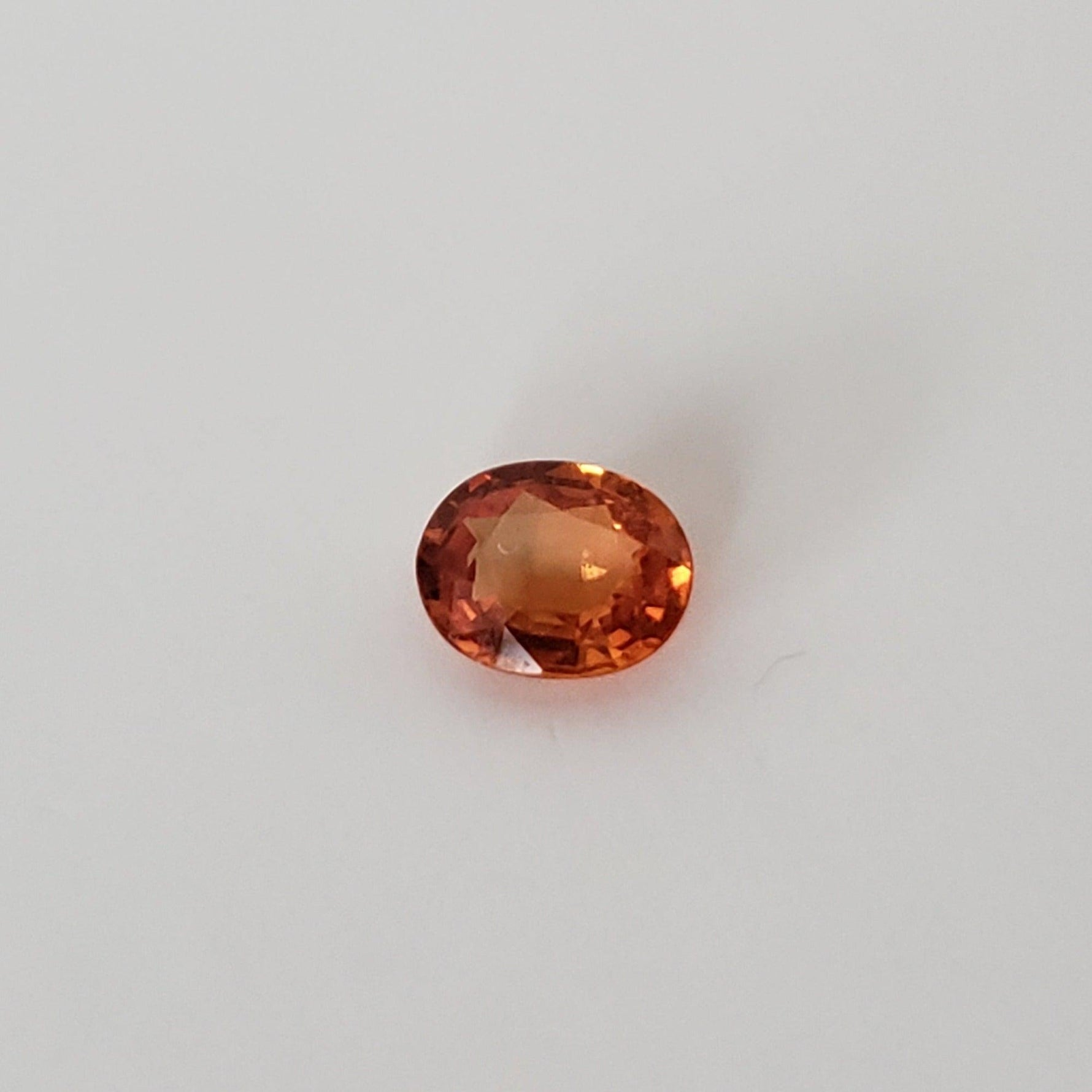 Sapphire | Oval Cut | Pumpkin Orange | 5.5x4.5mm
