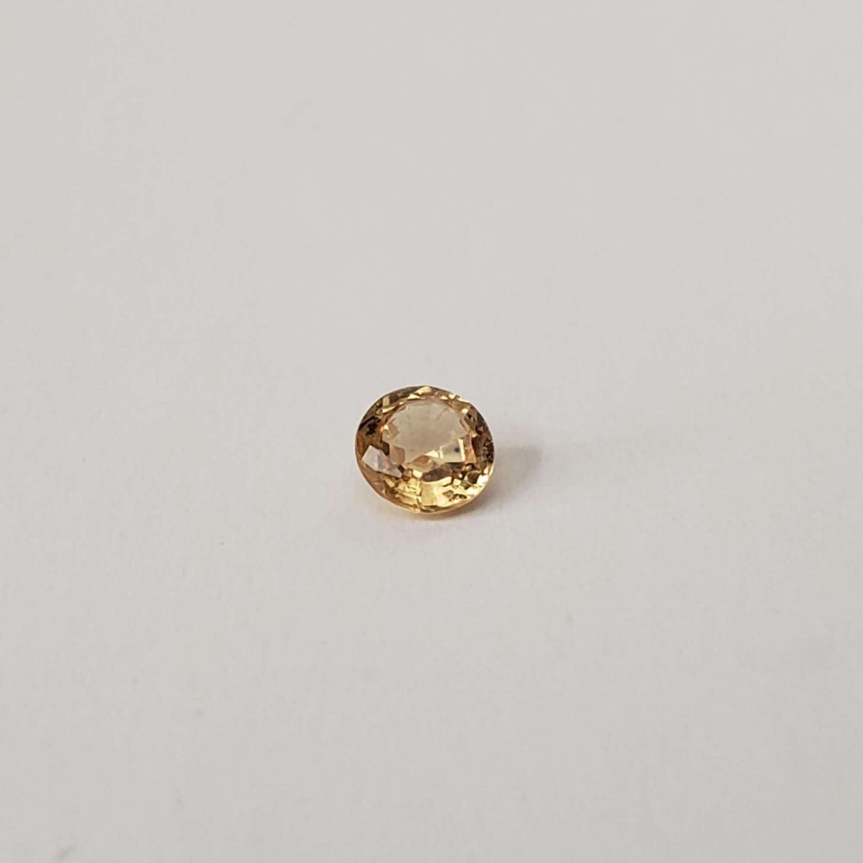  Sapphire | Round Cut | Canary Yellow | 3.5 mm 