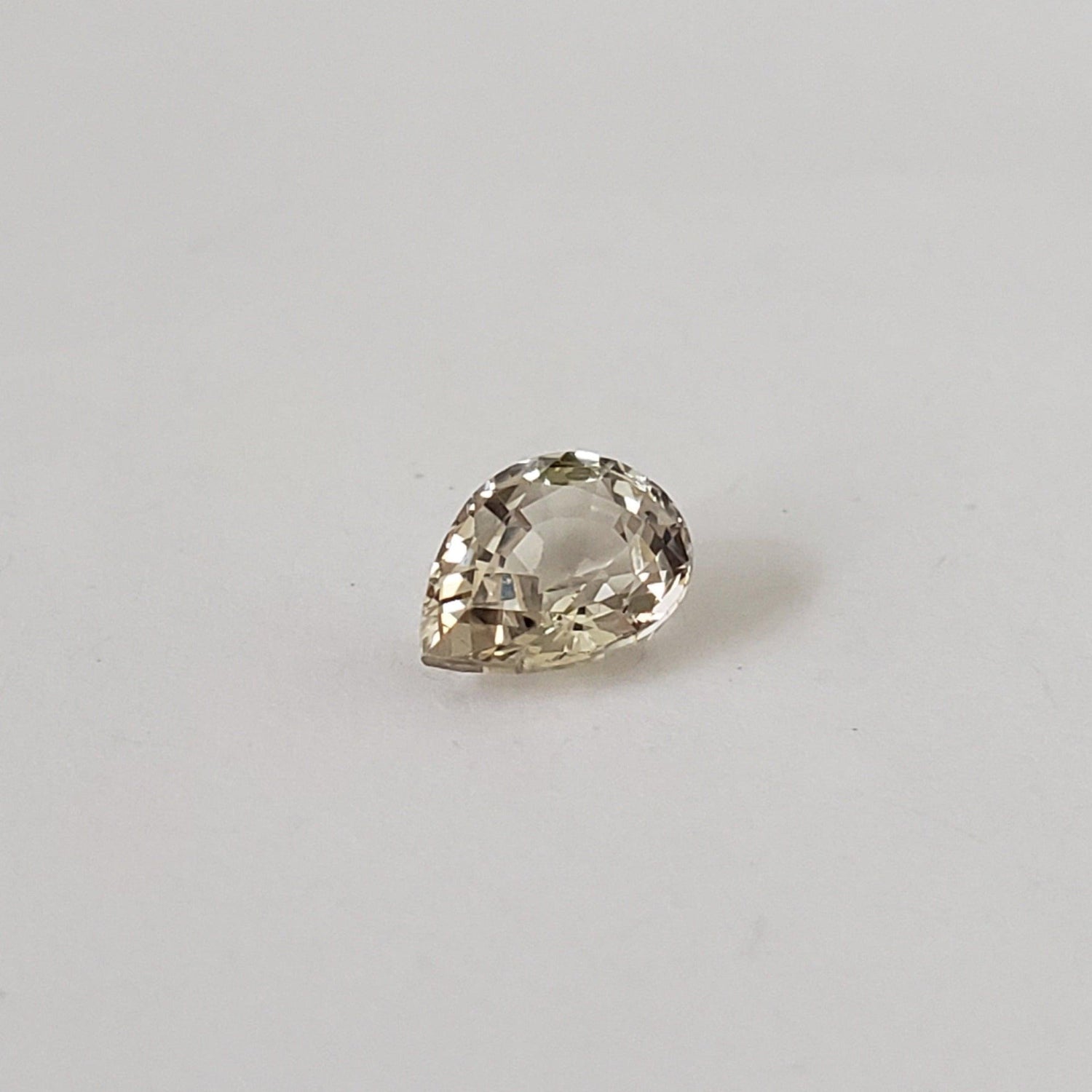  Sapphire | Unheated Mogok | Pear Shape Cut | Canary Yellow | 8.7x6.5mm 1.93ct | Myanmar 