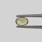  Sapphire | Unheated Sapphire | Oval Cut | Greenish Yellow | 6x4mm | Myanmar 