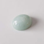  Silky Aquamarine | Oval Cabochon | Light Blue | 12X9.7mm 5.1ct 