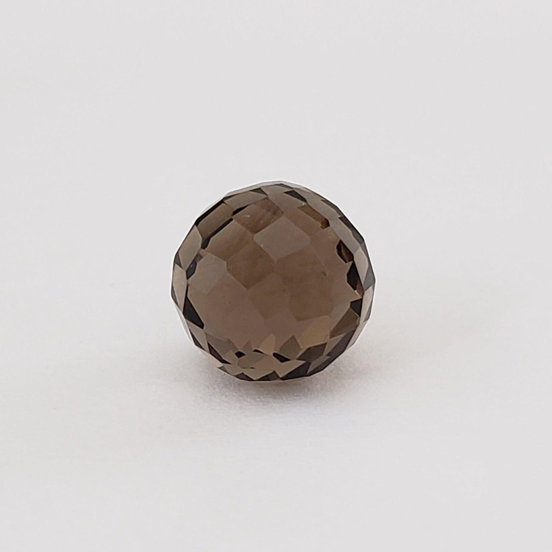 Smoky Quartz | Faceted Sphere | 10 mm 7.1 Ct