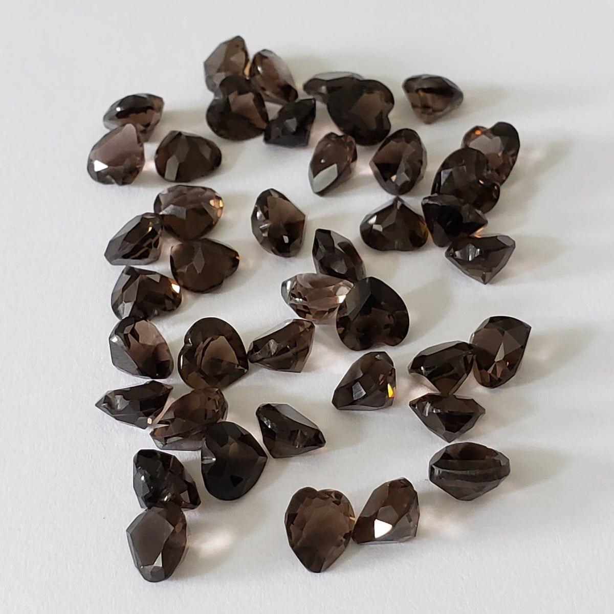 Dark Smoky Quartz | Heart Shape Cut | 6mm