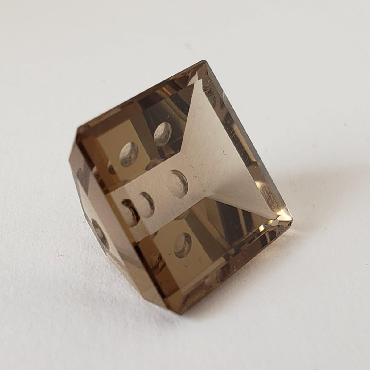 Smoky Quartz | Laser Cut Baguette | 14x12.5mm 9.42ct