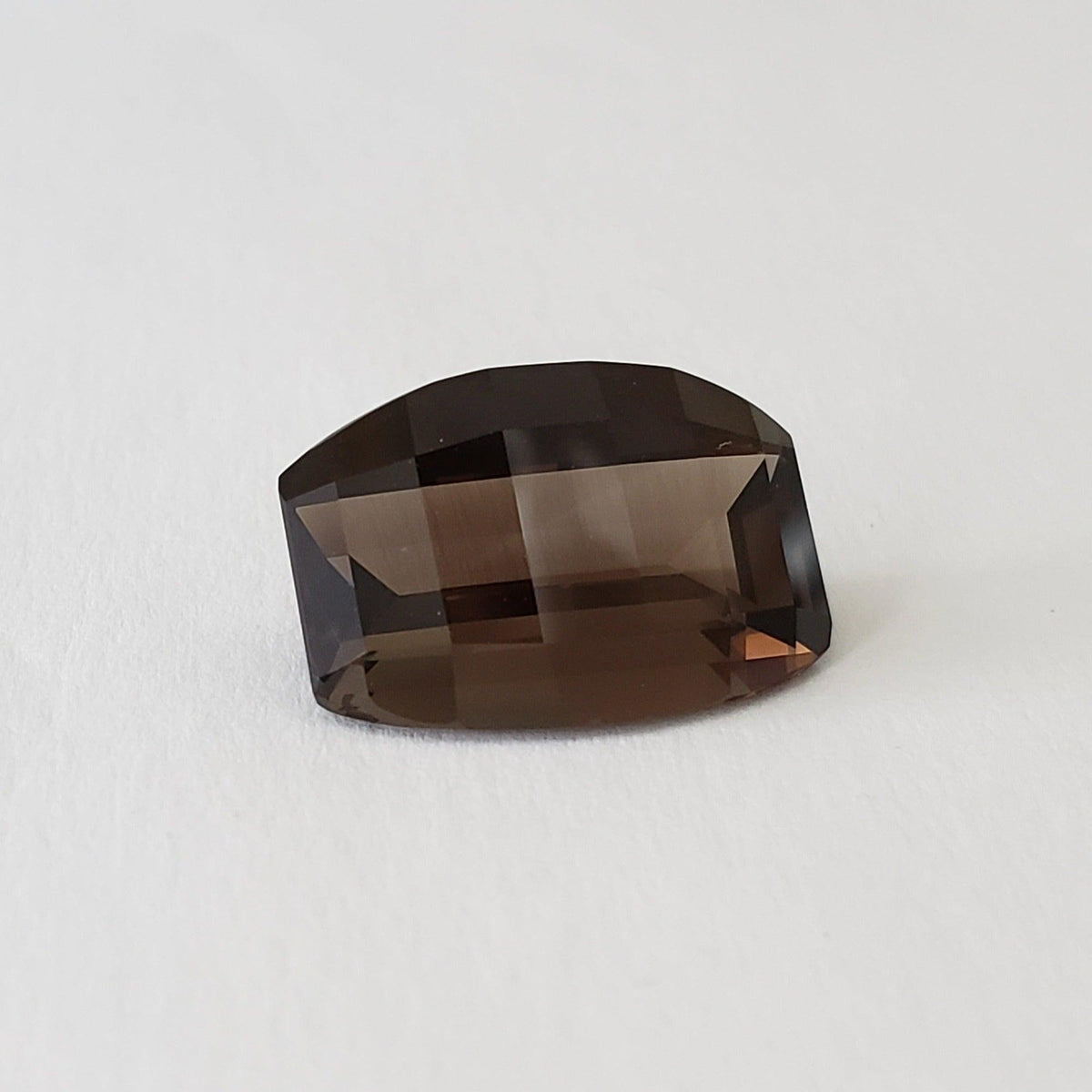  Smoky Quartz | Step Top Barrel Cut | 18x12.3mm 10.6ct 