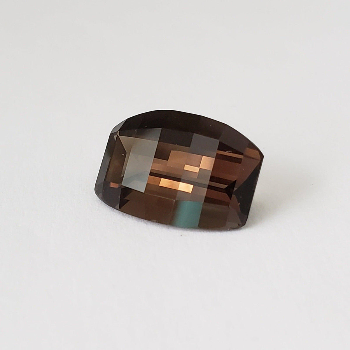  Smoky Quartz | Step Top Barrel Cut | 18x12.3mm 10.6ct 