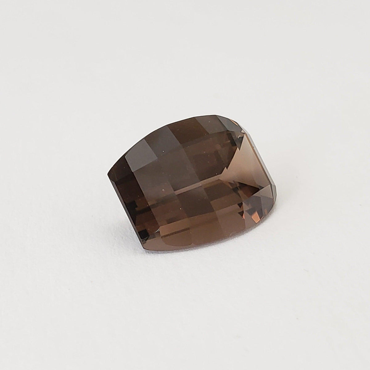  Smoky Quartz | Step Top Barrel Cut | 18x12.3mm 10.6ct 