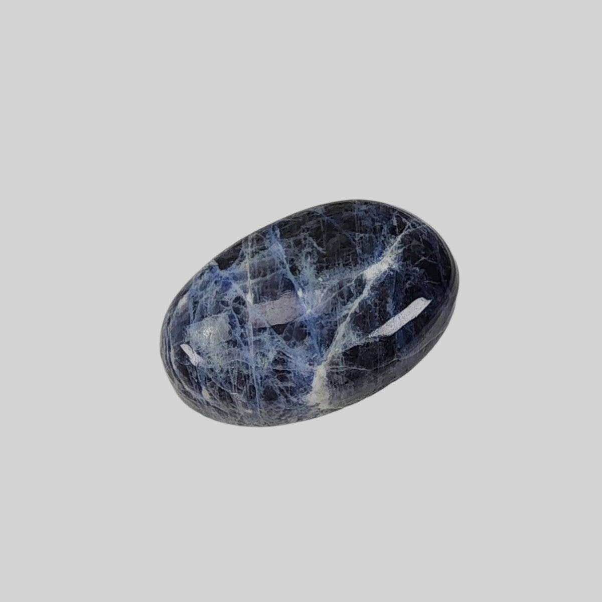  Sodalite | Oval Cabochon | Navy Blue | 32x20mm 43.6ct | Africa 