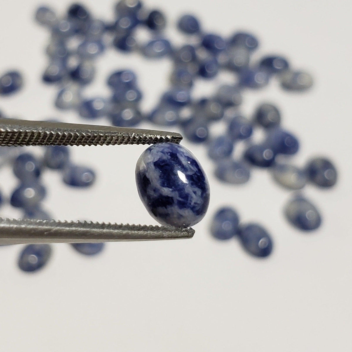  Sodalite | Oval Cabochon | Navy Blue | 8x6mm 