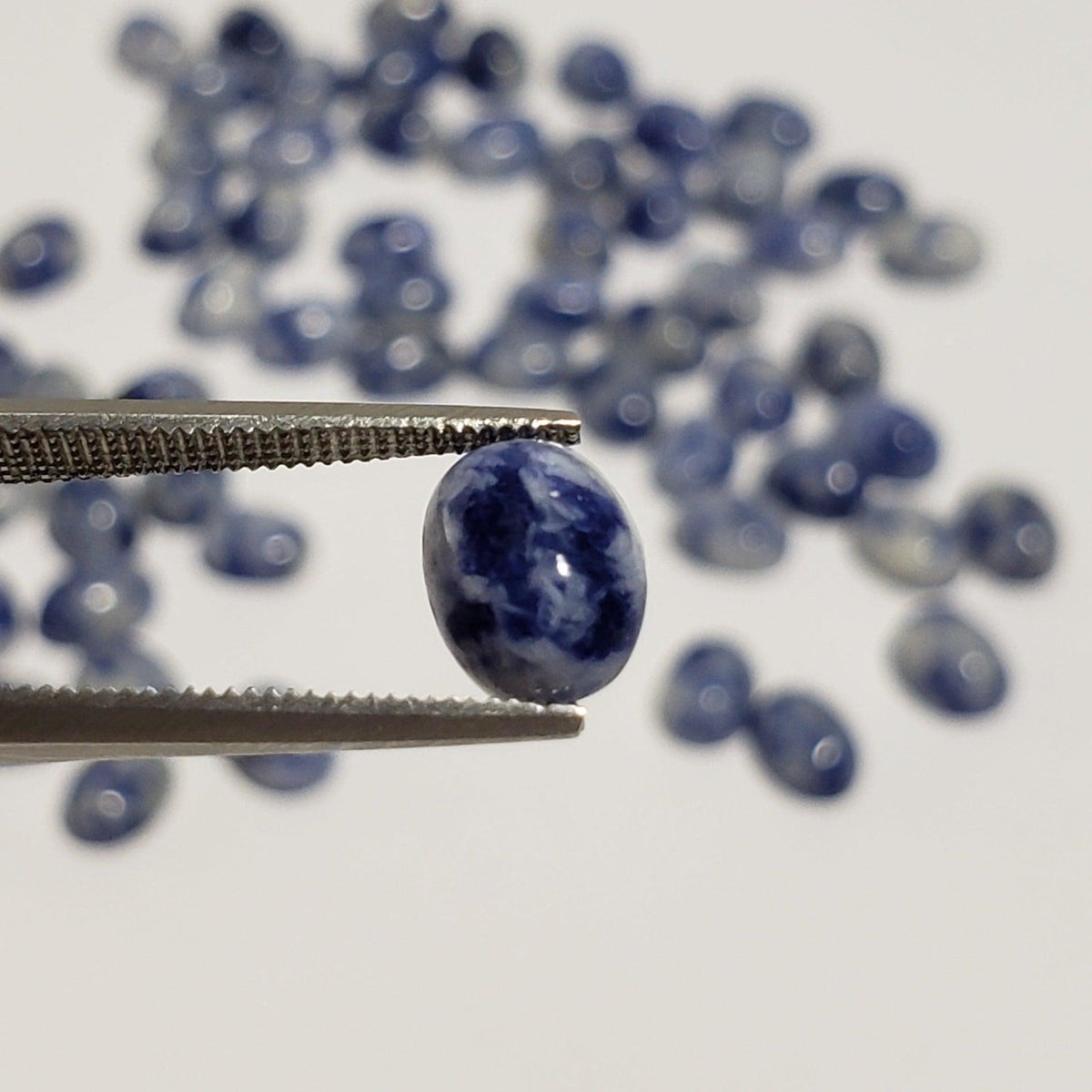  Sodalite | Oval Cabochon | Navy Blue | 8x6mm 