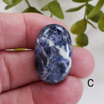Sodalite | Oval Cabochon | Navy Blue | Various sizes | Africa
