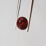  Spessartite Garnet | Unheated | Oval Cut | Orange Red | 10.8x9.1x6.57mm 5.65ct | Namibia 