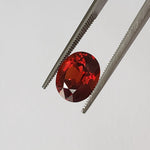  Spessartite Garnet | Unheated | Oval Cut | Orange Red | 10.8x9.1x6.57mm 5.65ct | Namibia 