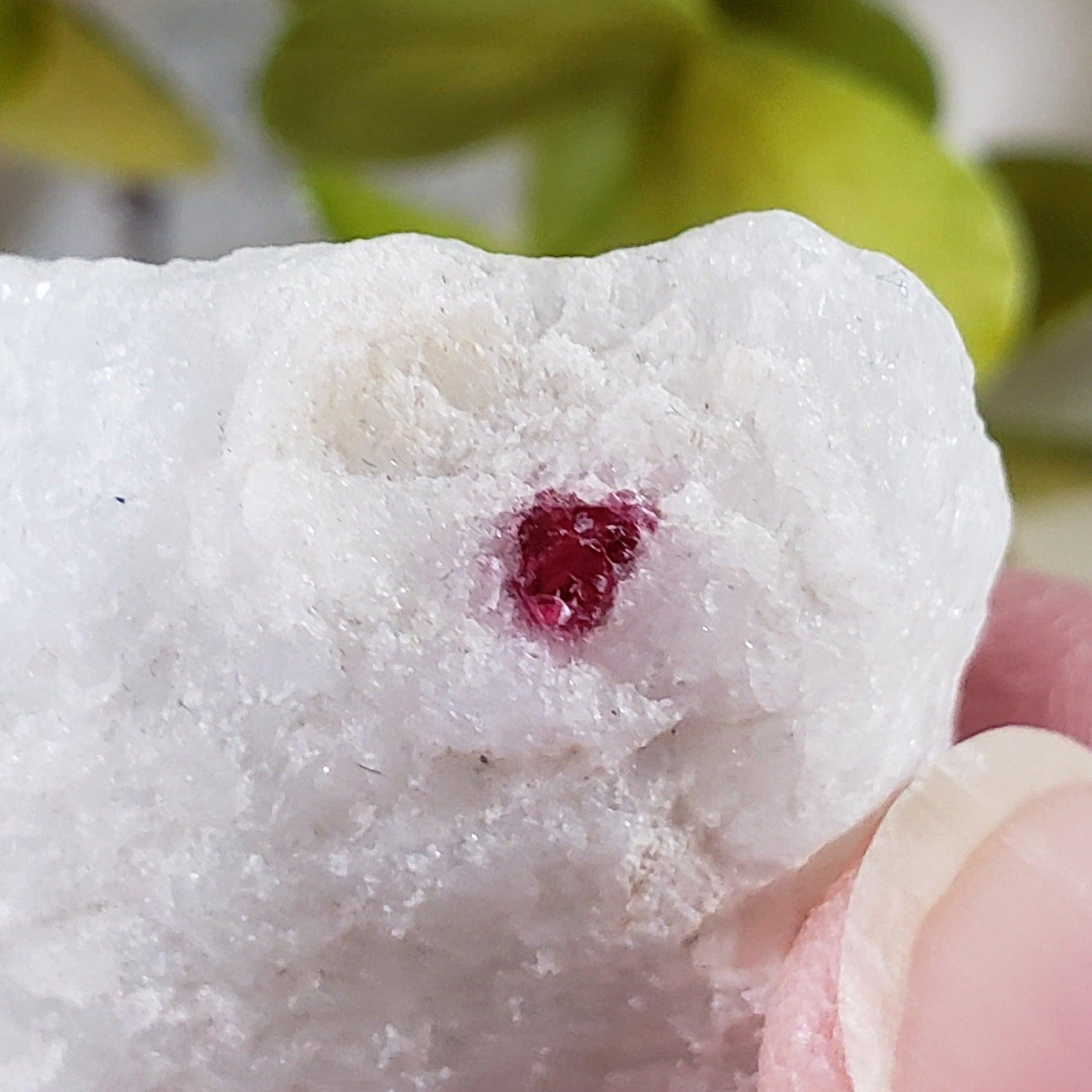 Spinel Crystal in Marble Host | Red Spinel | 25 gr, 126.8 ct | Mogok, Myanmar