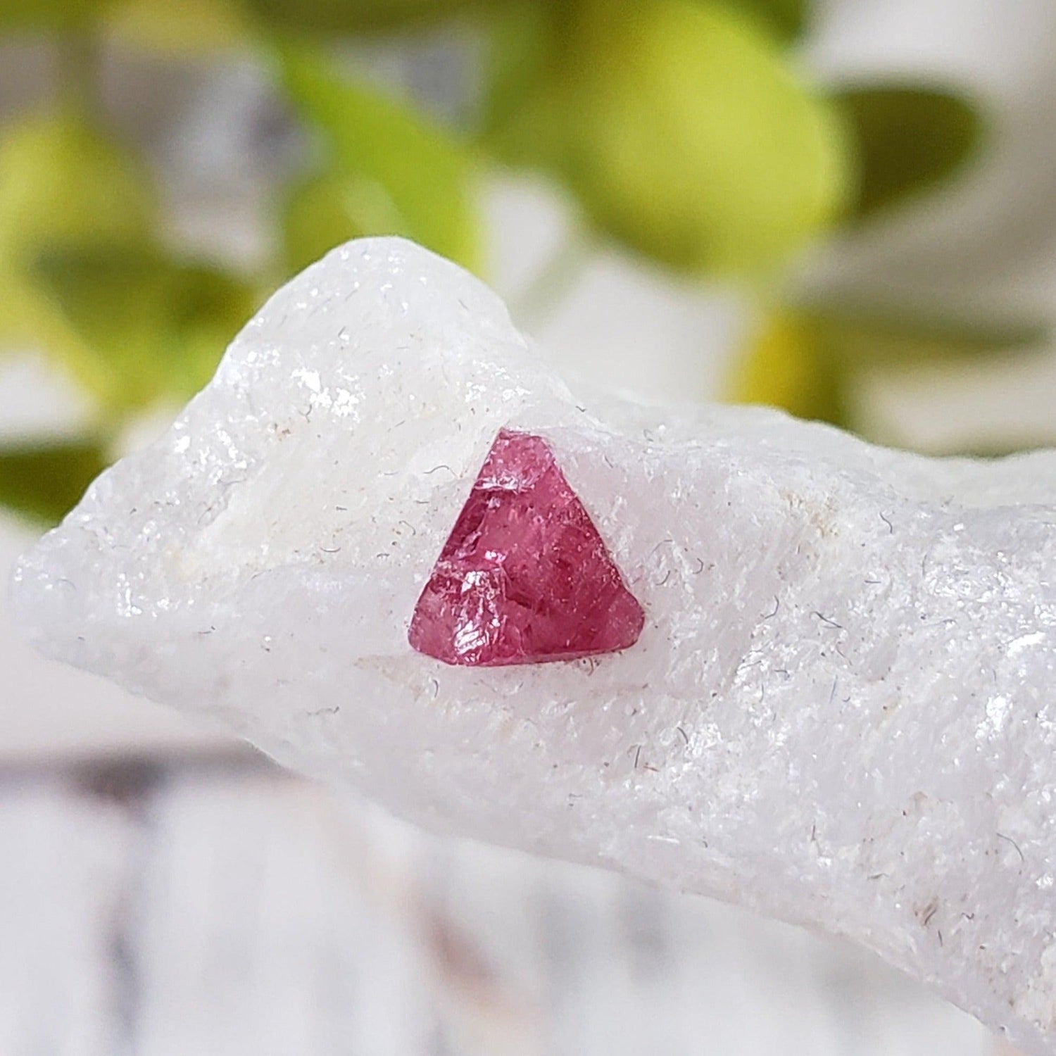 Spinel Crystal in Marble Host | Red Spinel | 29 gr, 145.7 ct | Mogok, Myanmar