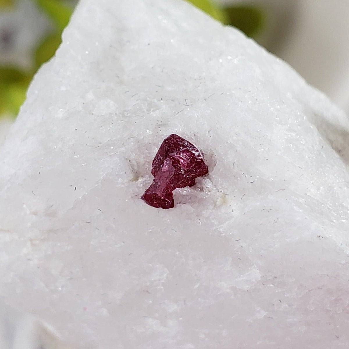 Spinel Crystal in Marble Host | Red Spinel | 59 gr, 294.8 ct | Mogok, Myanmar