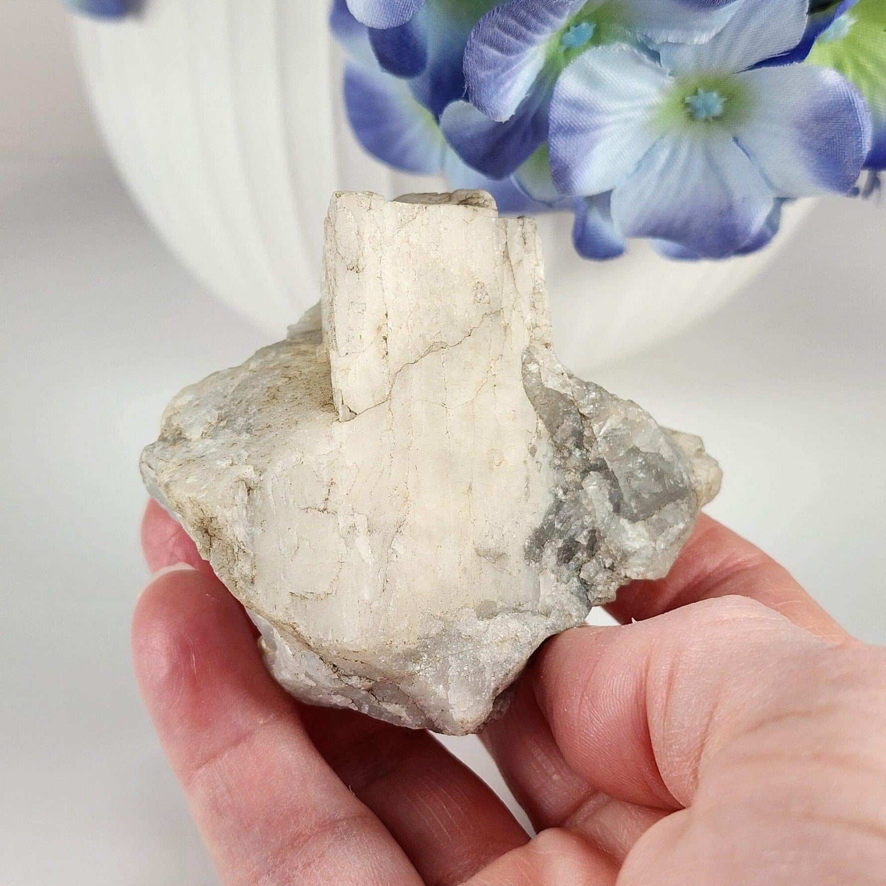  Spodumene on Quartz | 236 grams | Tanco Mine, Bernic Lake, Lac-du-Bonnet Area, Manitoba, Canada 