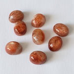 Sunstone | Oval Cabochon | Orange Red | 9x7mm