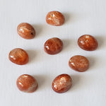  Sunstone | Oval Cabochon | Orange Red | 9x7mm 