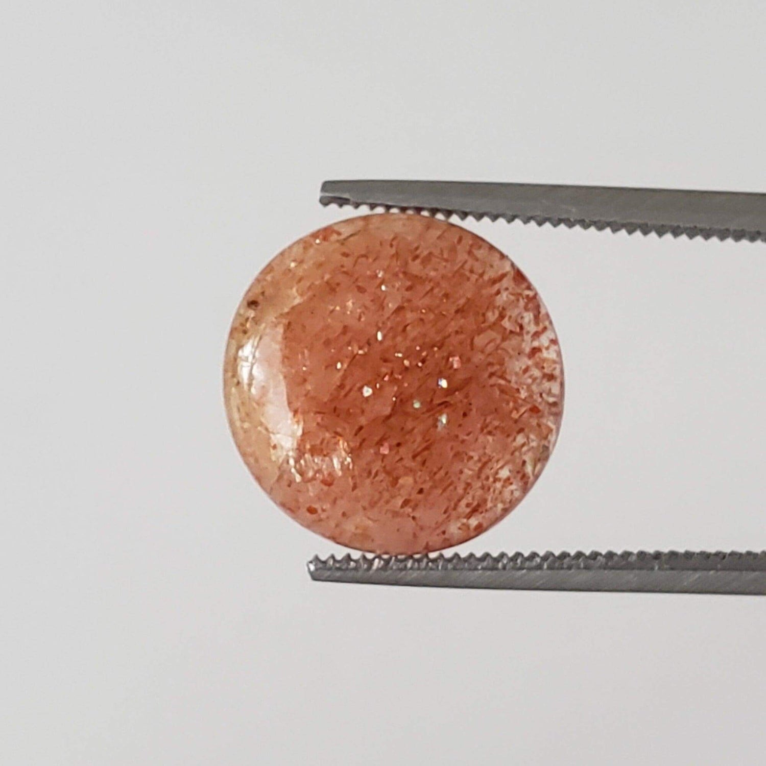 Sunstone | Round Cabochon | Orange Red | 11.5mm 3.5ct
