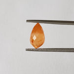 Tangerine Garnet | Briolette | Orange 10.2x6mm 3.5ct