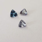  3 Piece Lot of Loose Tanzanite Gemstones Trilliant Cut 0.62tcw 