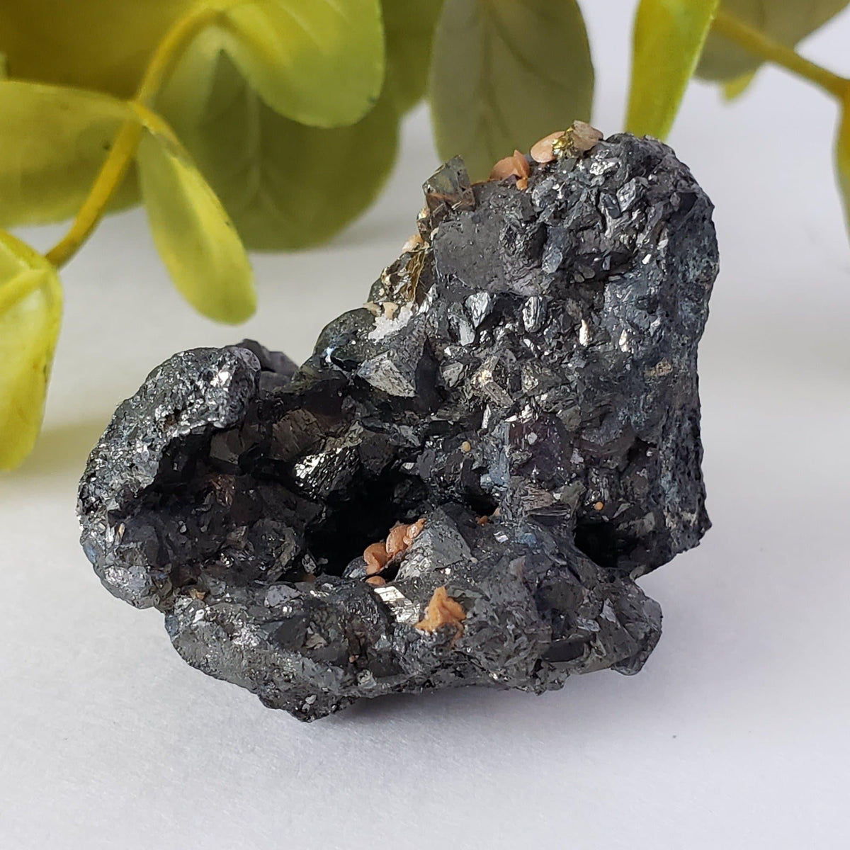 Tetrahedrite, Pyrite, Calcite and Siderite Crystal Cluster | 36.5 Grams | Lima, Peru