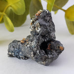 Tetrahedrite, Pyrite, Calcite and Siderite Crystal Cluster | 36.5 Grams | Lima, Peru