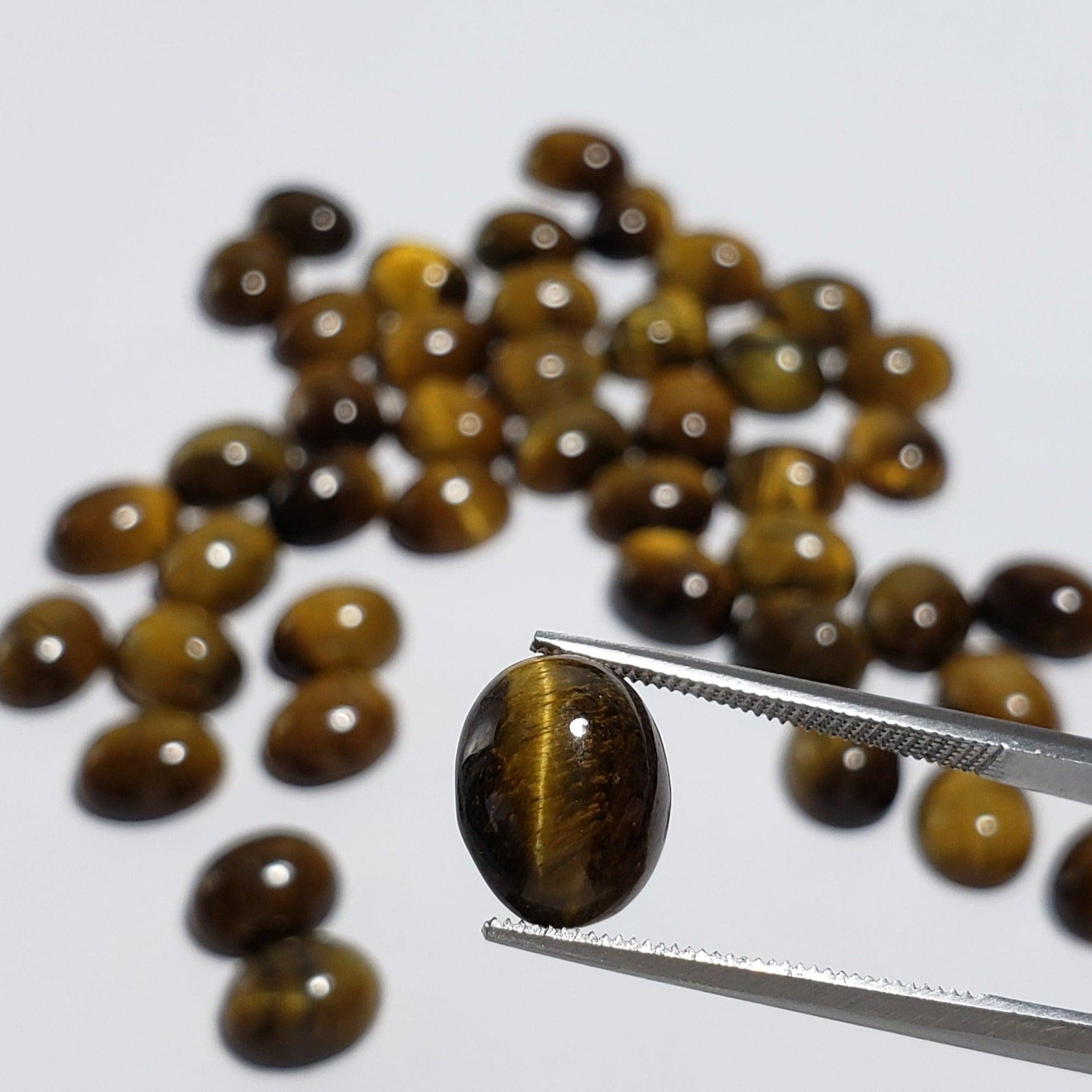 Tigers Eye | Oval Cabochon | Golden Brown | 11x9 mm
