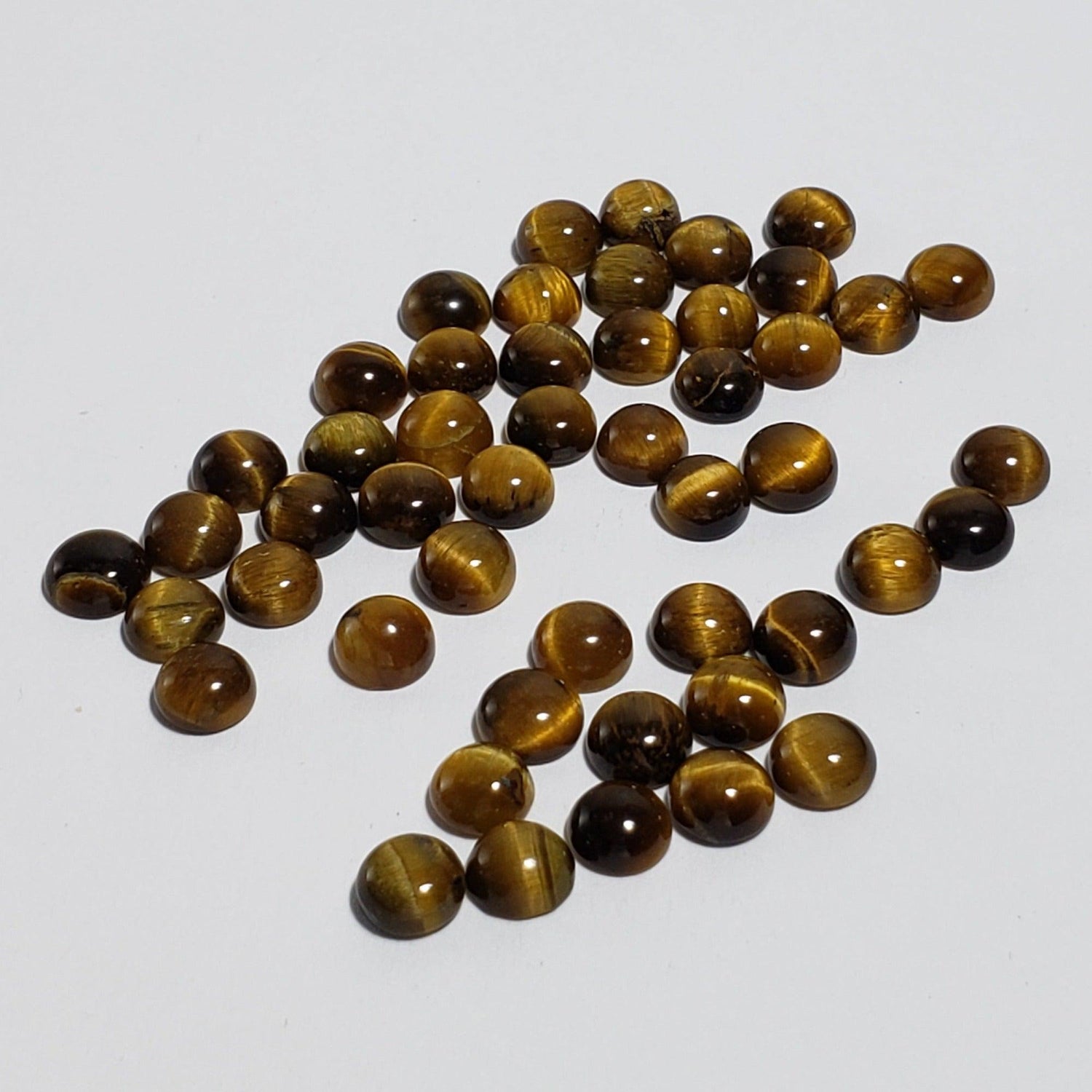 Tigers Eye | Round Cabochon | Golden Brown | 6mm