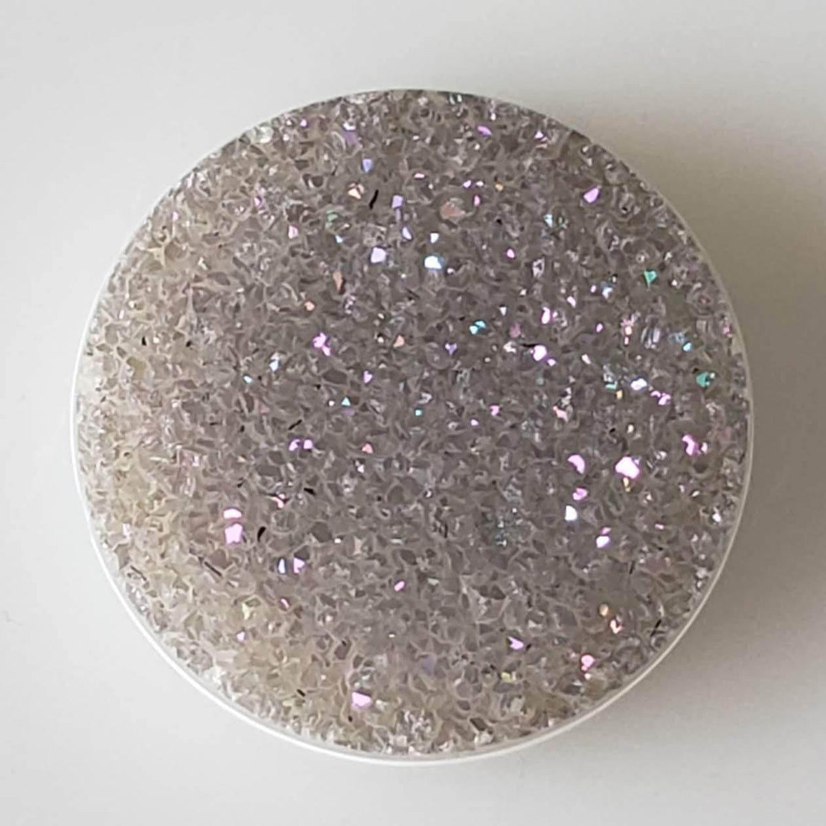 Titanium Druzy | Round Tablet | Irish Dream Rainbow Drusy | 12mm