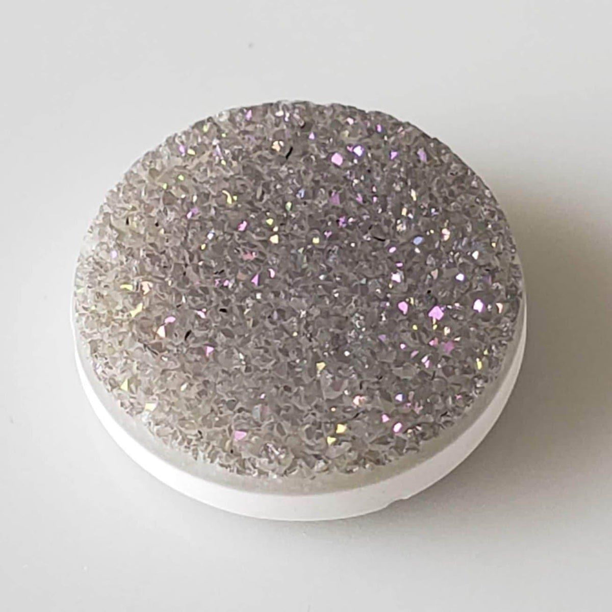 Titanium Druzy | Round Tablet | Irish Dream Rainbow Drusy | 12mm