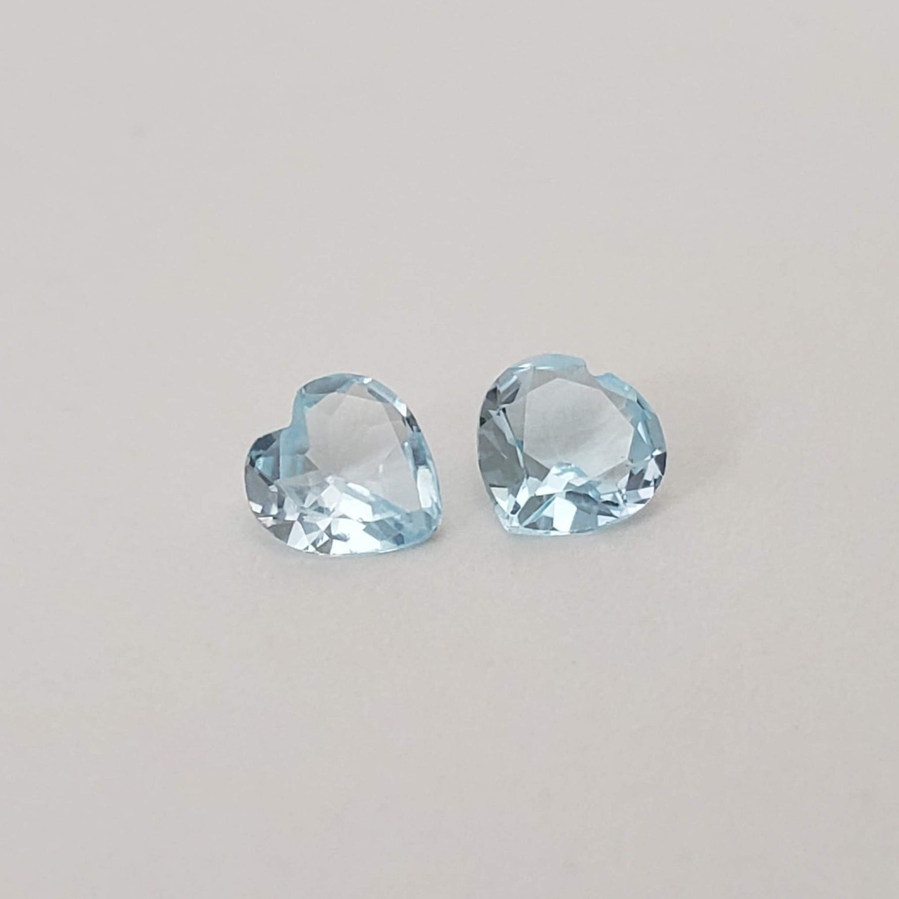  Topaz Pair | Heart Shape Cut | Light Sky Blue | 4.7mm 