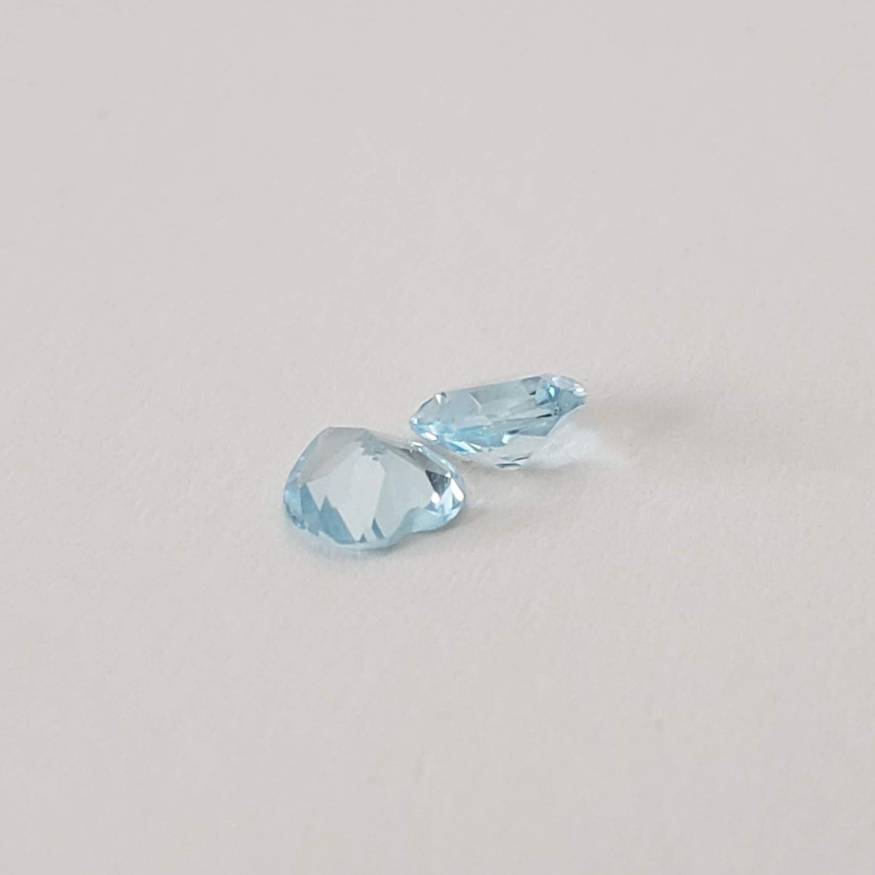  Topaz Pair | Heart Shape Cut | Light Sky Blue | 4.7mm 