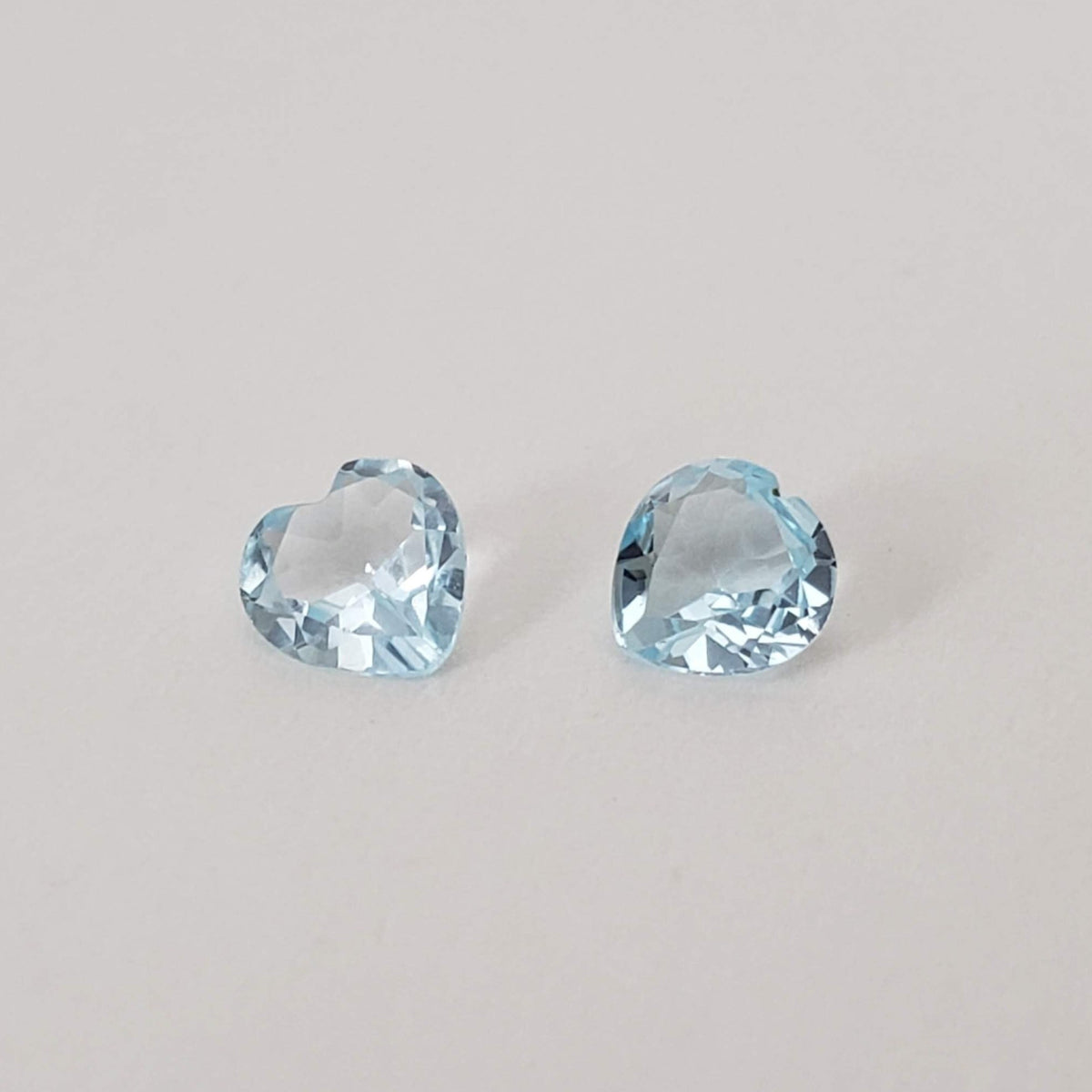  Topaz Pair | Heart Shape Cut | Light Sky Blue | 4.7mm 