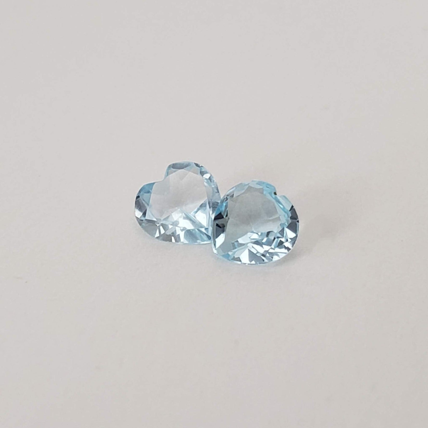  Topaz Pair | Heart Shape Cut | Light Sky Blue | 4.7mm 