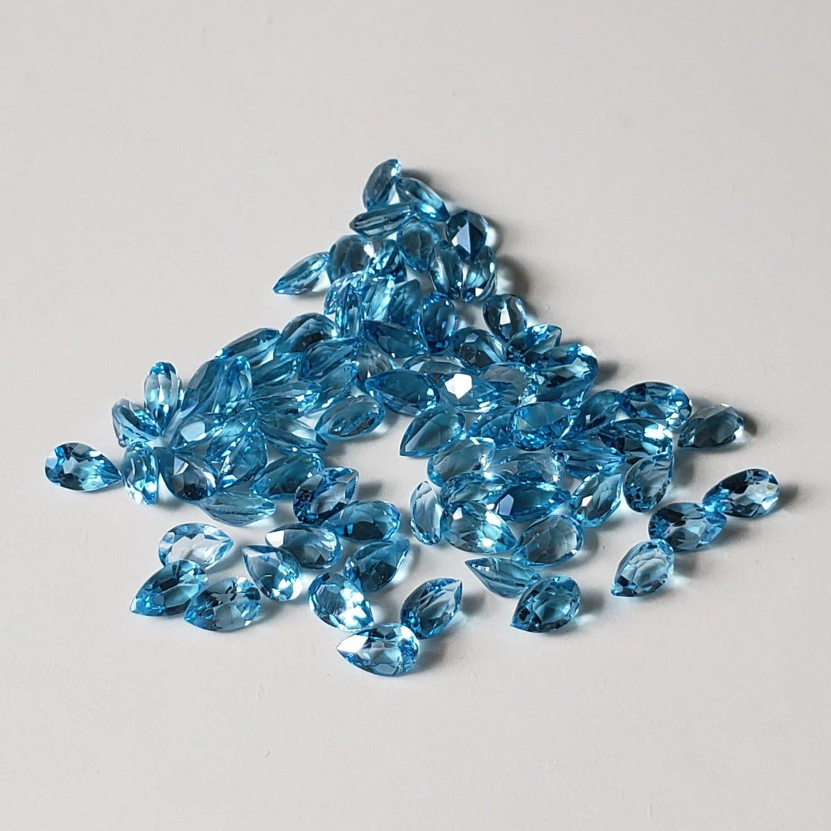  Topaz | Pear Shape Cut | Sky Blue | 5x3mm 